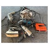 Vintage Circular Saw, Electric Drills, Angle