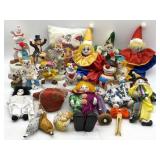 Vintage Clown Dolls and Figures 9" and Smaller