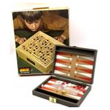 Vintage Labyrinth Game and Small Backgammon