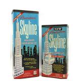(2) Vintage Halsam American Skyline Plastic