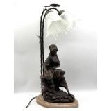 OK Collection Woman with Fish Resin-Type Material