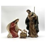 Nativity Holy Family Figures 14.5' Tall and