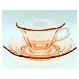 Vintage Pink Depression Glass Liberty Works