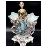 Antique Richard Klemm Dresden Woman Figure with