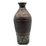 Handmade in Italy Pottery Vase 9'- small chip