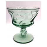 Fostoria Jamestown Green Sherbet Glass 4'