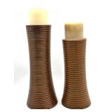 Ceramic Candle Holder Stands 13?? and 11??
