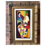 'Confiding' by Itzchak Tarkay Serigraph with