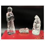 Waterford Crystal Nativity Holy Family Set with