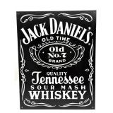 Jack Daniel's Whiskey Metal Sign 12.5' x 16'