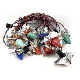Vintage Christmas Lights with Foil Reflectors -