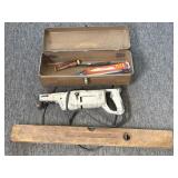 Antique Stanley Wood Bubble Level and Rockwell