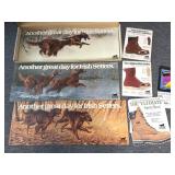 Irish Setter Sport Boots Advertising Signs and