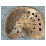 Vintage Metal Tractor Seat 17' x 15'