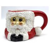 Vintage Santa Claus Ceramic Christmas Mug 3.75'