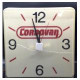 Vintage Cordovan Lighted Advertising Wall Clock
