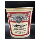 Vintage Budweiser Lily Waxed Cardboard Bucket