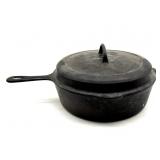 Vintage Griswold No 8 Cast Iron Chicken Fryer -