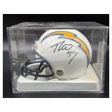 Takeo Spiked Autographed Miniature Chargers