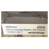 Spotnails 5/8' Carton Closing Staples in Box -