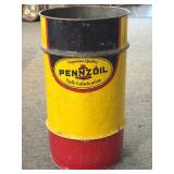 Vintage Pennzoil Lubricant Can 27'
