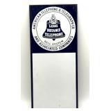 Porcelain American Telephone & Telegraph Sign 8'