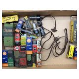 Vintage Tubes, Fuses, and More - boxes on right
