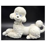 Vintage MCM Poodle Ceramic Figure 11' x 7.5'-