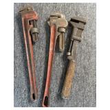 Rigid and Dura-Life 24' Pipe Wrenches and