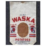 Vintage Waska Potato Sack 15' x 25'- paper