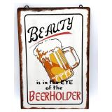 Novelty Bear Sign with Hanger 9' x 13'