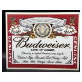 Budweiser Metal Sign 16' x 12.5'