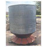 Pride of the Farm Galvanized Metal Hog Feeder