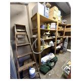Santa Fe Plastic Hard Hats, Wood Step Ladder,