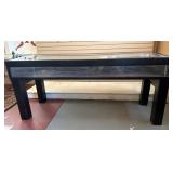 Wood and Glass Display Cabinet 72" x 24" x 32"