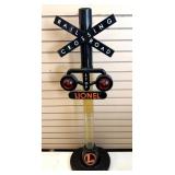 Lionel Railroad Crossing Coin Bank Light 48"