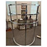 Chrome Rack, Semicircular 48"x27"x71"