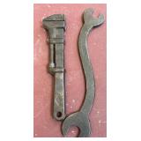 (2) Railroad Wrenches AT & SF