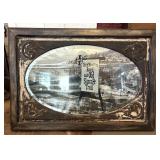 Santa Fe Trail Print, Heavy Wooden Frame  39"x27"