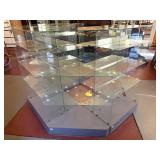 Large Hallmark Glass Modular Display Shelf S
