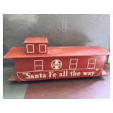 Santa Fe Wood Toy Box on Wheels 47" x 13.5" x 20"