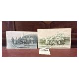 (2) Enlarged Foam Board Prints of Santa Fe