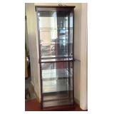 Lighted Curio Cabinet 25" x 13" x 72.5"