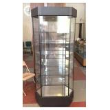 Lighted Curio Cabinet 33.5" x 20.5" x 74"