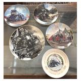 (5) Railroad Collector Plates