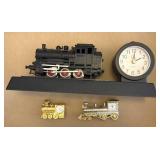 Elgin and More Train Clocks 13" and Smaller