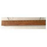 Railroad Date Nail Coat Rack 47.5" x 5.5"