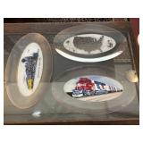 (3)Santa Fe Collector Platters 15"