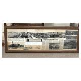 Sante Fe Shops 1924 & 1892 Cyclone News, Framed