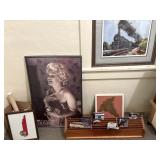Brochure Display, Framed Prints, Cross Stitch Logo